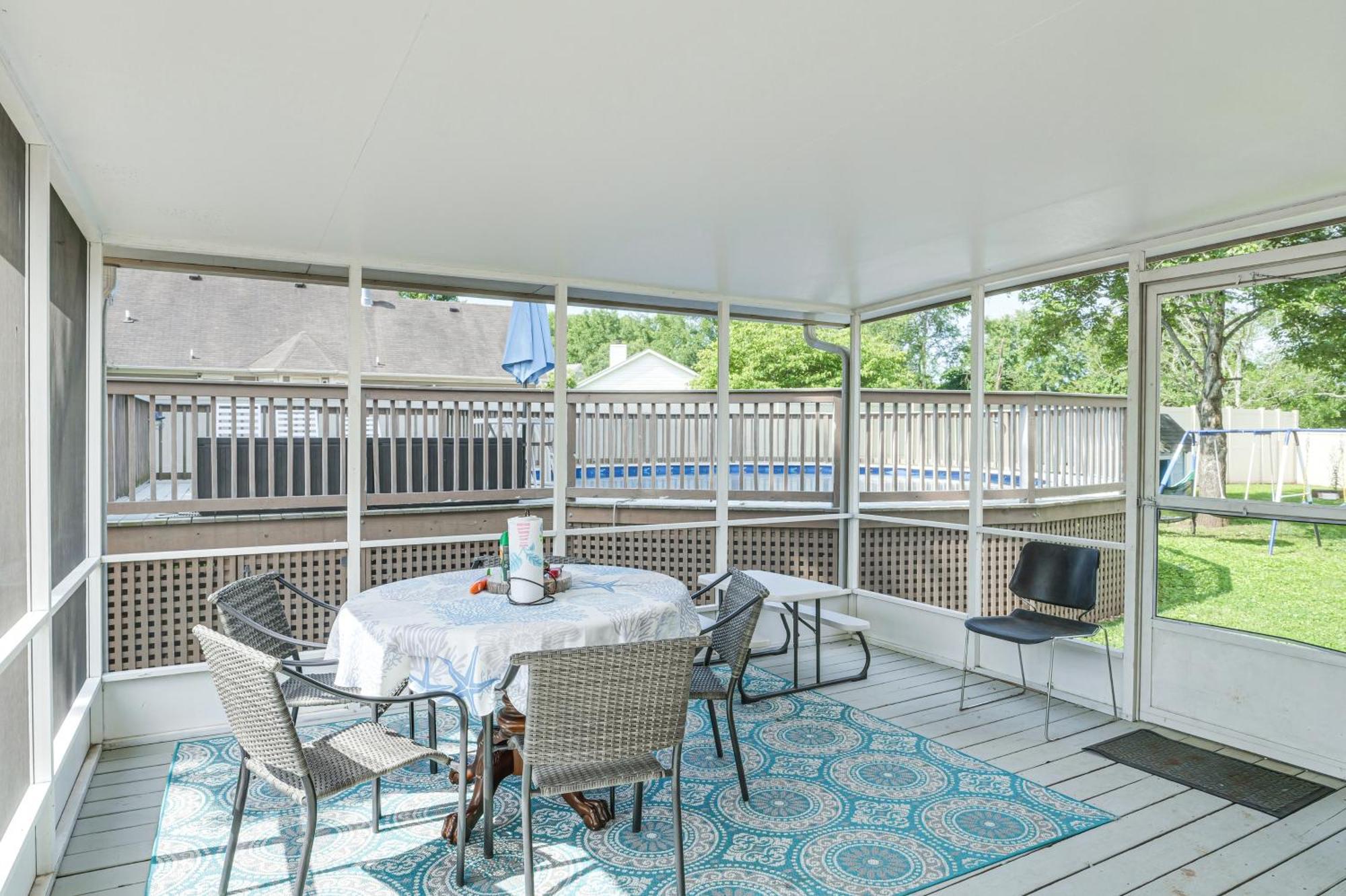 Above-Ground Pool And Backyard At Murfreesboro Home! Exterior photo