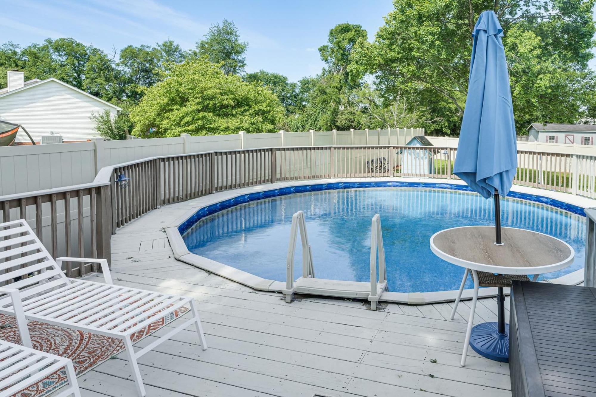 Above-Ground Pool And Backyard At Murfreesboro Home! Exterior photo